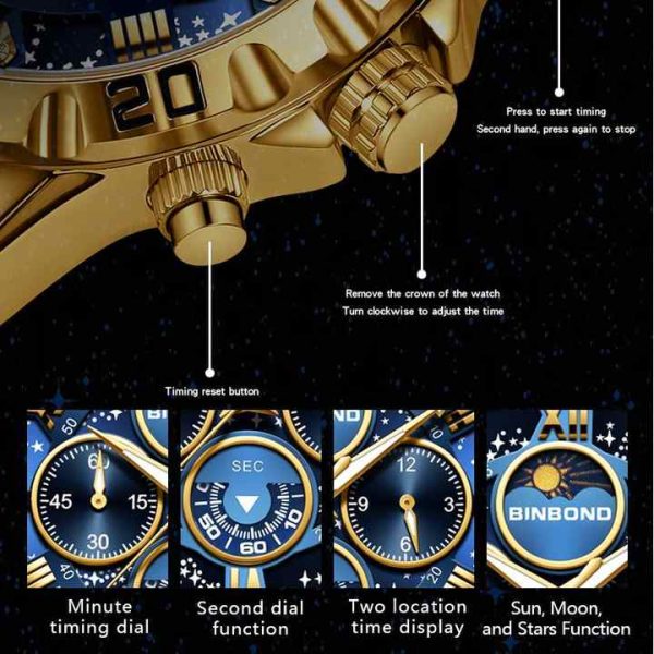 Binbond Watch, Brand, Man Watch - Image 5
