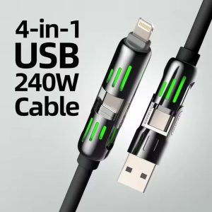  4-in-1 USB 240W Cable