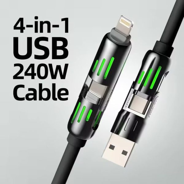  4-in-1 USB 240W Cable